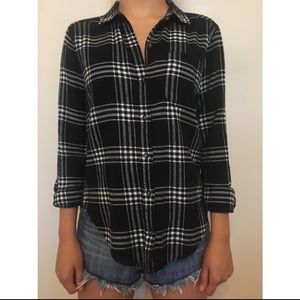 Hollister plaid flannel shirt